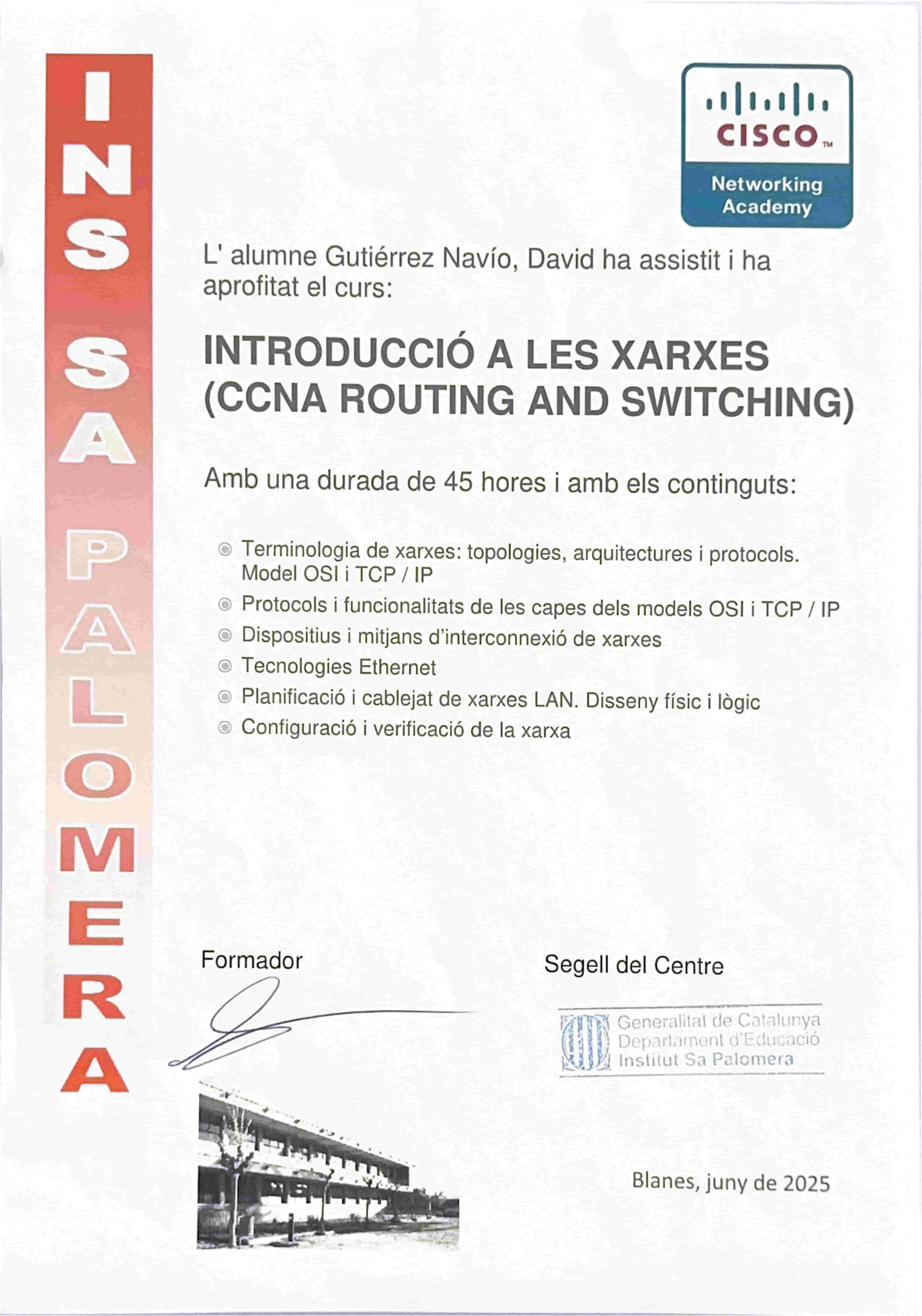 Introducció a les xarxes